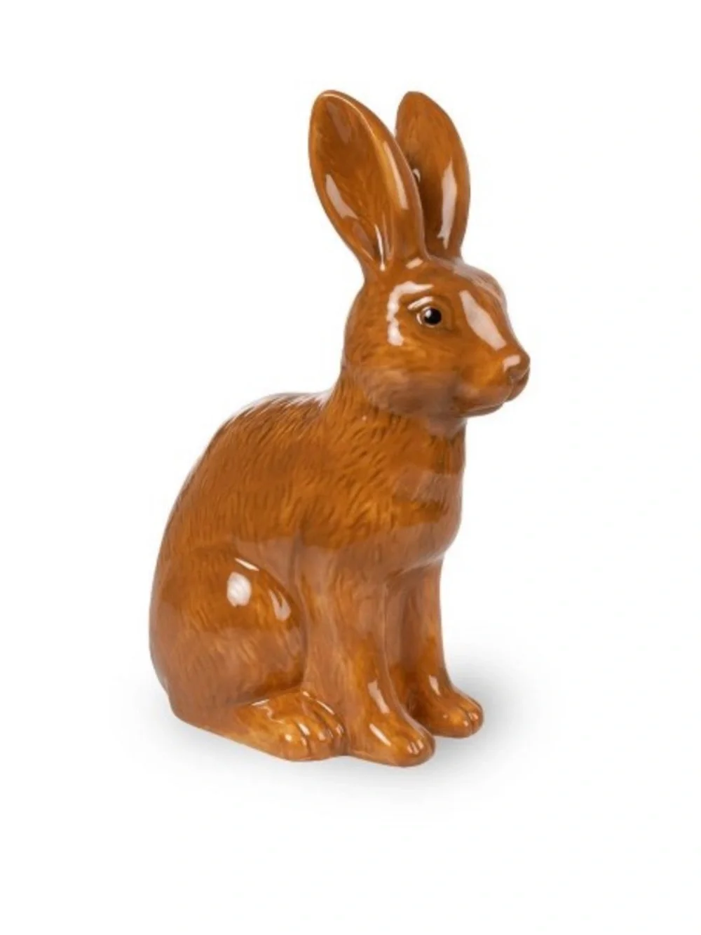Full Set Ceramic Woodland Figurals, Brown Fox, Bunny, & Squirrel